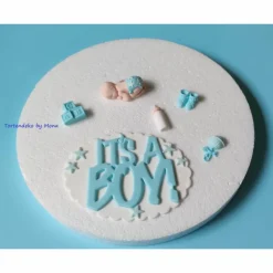 Tortendeko Tortentopper Zuckerfigur Fondantfigur Baby Baby Shower Party  Geburt