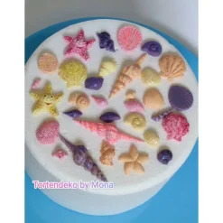 Tortendeko Tortentopper Zuckerfigur  Unterwasser  Meerjungfrauen Deko