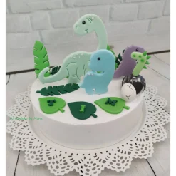 Tortendeko Tortentopper Zuckerfigur Dinosaurier Set Dino Saurus