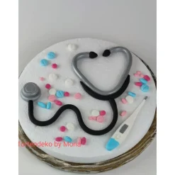 Tortendeko Tortentopper Zuckerfigur  Arzt Ärztin Krankenhaus