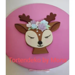 Tortendeko Tortentopper Zuckerfigur Geburtstag Reh Kitz