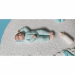 Tortendeko Tortentopper Zuckerfigur Fondantfigur Baby Baby Shower Party  Geburt