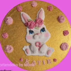 Tortendeko Tortentopper Zuckerfigur Hasi Häschen Geburtstag