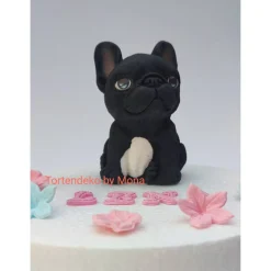 Tortendeko Tortentopper Zuckerfigur Geburtstag Französische Bulldogge
