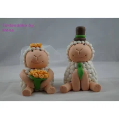Tortendeko TortentopperTortendeko Fondant Tortenfigur Hochzeit Brautpaar