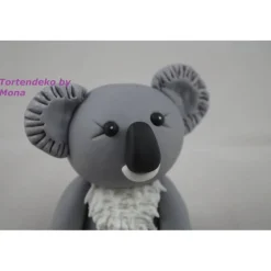Tortendeko TortentopperTortenaufleger Fondant Zuckerfigur,Taufe, Koala