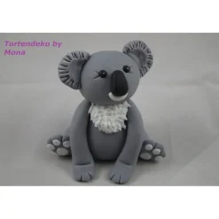 Tortendeko TortentopperTortenaufleger Fondant Zuckerfigur,Taufe, Koala