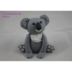 Tortendeko TortentopperTortenaufleger Fondant Zuckerfigur,Taufe, Koala