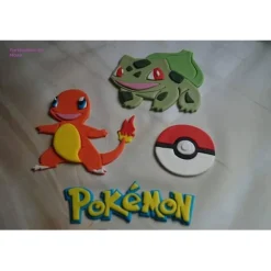 Tortendeko TortentopperTortenaufleger Fondant Zuckerfigur Geburtstag Pokemon Deko