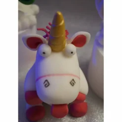Tortendeko TortentopperTortenaufleger Fondantfigur  Zuckerfigur Einhorn mit Regenbogen