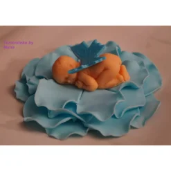Tortendeko TortentopperTortenaufleger Fondant Zuckerfigur Baby,Taufe