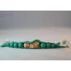 Tortendeko TortentopperTortenaufleger Fondant Zuckerfigur Baby,Taufe