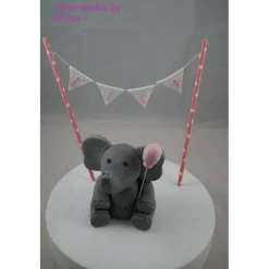 Tortendeko TortentopperTortenaufleger Fondant Zuckerfigur Geburt Taufe Torten Topper Tortenaufleger Fondant Fondantfigur Fondantdek0