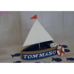 Tortendeko TortentopperTortenaufleger Fondant Zuckerfigur Geburtstag Boot