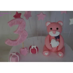 Tortendeko TortentopperTortenaufleger Fondant Zuckerfigur Baby,Taufe