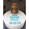 Tortendekoration Hase, Taufe, Fondant Figuren Taufe