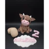 Tortendekoration Kalb, Fondant Figuren Kälbchen,