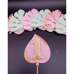 Tortendekoration Palmenblätter, Fondant Palmenblätter, Deko Palmenblätter