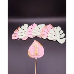 Tortendekoration Palmenblätter, Fondant Palmenblätter, Deko Palmenblätter