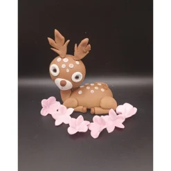 Tortendekoration Reh, Fondant Figuren Reh,