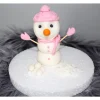 Tortendekoration Schneemann, Fondant Figur Schneemann, Weihnachten