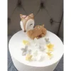 Tortendekoration Waldtiere, Fondant Figuren Make Up,