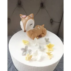 Tortendekoration Waldtiere, Fondant Figuren Make Up,