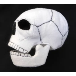 Totenkopf aus Filz handgenäht, Halloween Deko, Voodoo