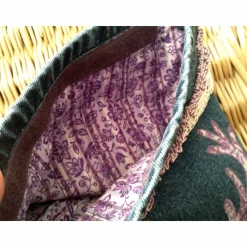 Trachten-Tasche - Dirndl-Tasche - Oktoberfest - Dirndl - Tracht - Country - Landhaus - Upcycling - Jeans - Hirsch - *Freiwild 1000lila