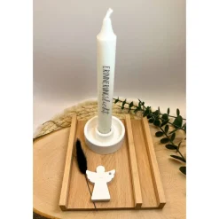 Trauerbox |Trostbox | Trauergeschenk | Trauerkerze | Trostlicht, Abschiedslicht, Kerze, Kerzenhalter, Engel  Anteilnahme