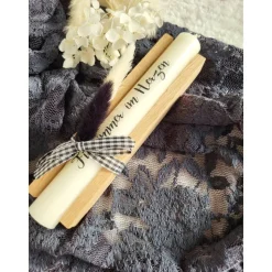 Trauerkerze mit Holzbox – Erinnerungslicht & Geschenkset zur Beileidsbekundung | Geschenk für Trauernde  Handgemacht