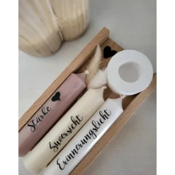 Trauerkerzen Set Nimm dir was du brauchst – Erinnerungslicht Beerdigung Trostlicht Geschenk