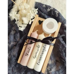 Trauerkerzen Set Nimm dir was du brauchst – Erinnerungslicht Beerdigung Trostlicht Geschenk