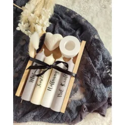 Trauerkerzen Set Nimm dir was du brauchst – Erinnerungslicht Beerdigung Trostlicht Geschenk