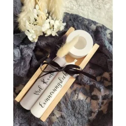 Trauerkerzen Set Nimm dir was du brauchst – Erinnerungslicht Beerdigung Trostlicht Geschenk