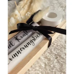 Trauerkerzen Set Nimm dir was du brauchst – Erinnerungslicht Beerdigung Trostlicht Geschenk