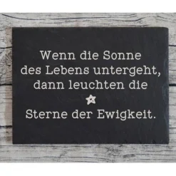 Trauerschild Grabschmuck Grabplatte Gedenkplatte