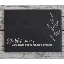 Trauerschild Grabschmuck Grabplatte Gedenkplatte