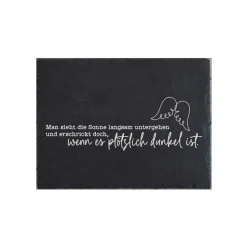 Trauerschild Grabschmuck Grabplatte Gedenkplatte