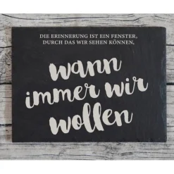 Trauerschild Grabschmuck Grabplatte Gedenkplatte