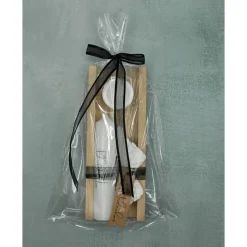 Trauerset mit Engelflügeln, Trauerkerze & Eichenholzbox – liebevolles Kondolenzgeschenk & Erinnerung