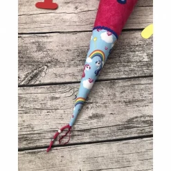 traumhafte Schultüten mit Einhorn und Regenbogen