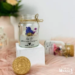 Trauzeugin / Trauzeuge fragen ...Willst du meine Trauzeugin sein ? | Geschenk Trauzeugin | Trockenblumen | Flaschenpost