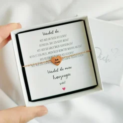 Trauzeugin Armband Beste Freundin mit Gravur, Karte & Geschenkbox