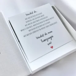 Trauzeugin fragen Armband – Geschenk für Trauzeugin mit Karte & Geschenkbox - Willst du meine Trauzeugin sein