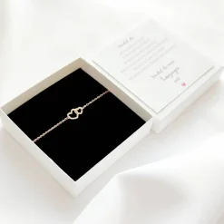 Trauzeugin fragen Armband Herz – Geschenkidee mit Karte & Box - Willst du meine Trauzeugin sein Geschenk