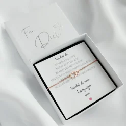 Trauzeugin fragen Armband Herz – Geschenkidee mit Karte & Box - Willst du meine Trauzeugin sein Geschenk