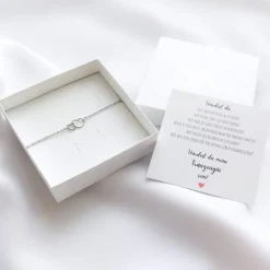 Trauzeugin fragen Armband Herz – Geschenkidee mit Karte & Box - Willst du meine Trauzeugin sein Geschenk