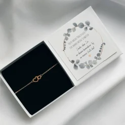 Trauzeugin Schwester Geschenk, Heute meine Trauzeugin für immer meine Schwester, Trauzeugin Armband Herz