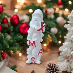 Treffen Sie unsere bezaubernden 12 cm großen, gestapelten Weihnachtsmänner aus Keraflott